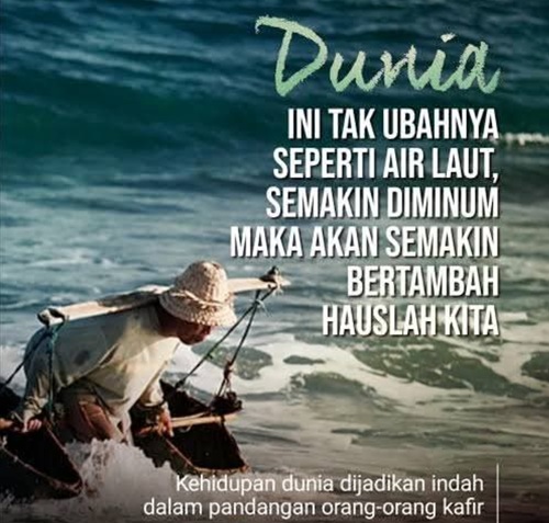 Dahaga Dunia Tak Pernah Usai: Renungan Tentang Arti Kehidupan Sesungguhnya