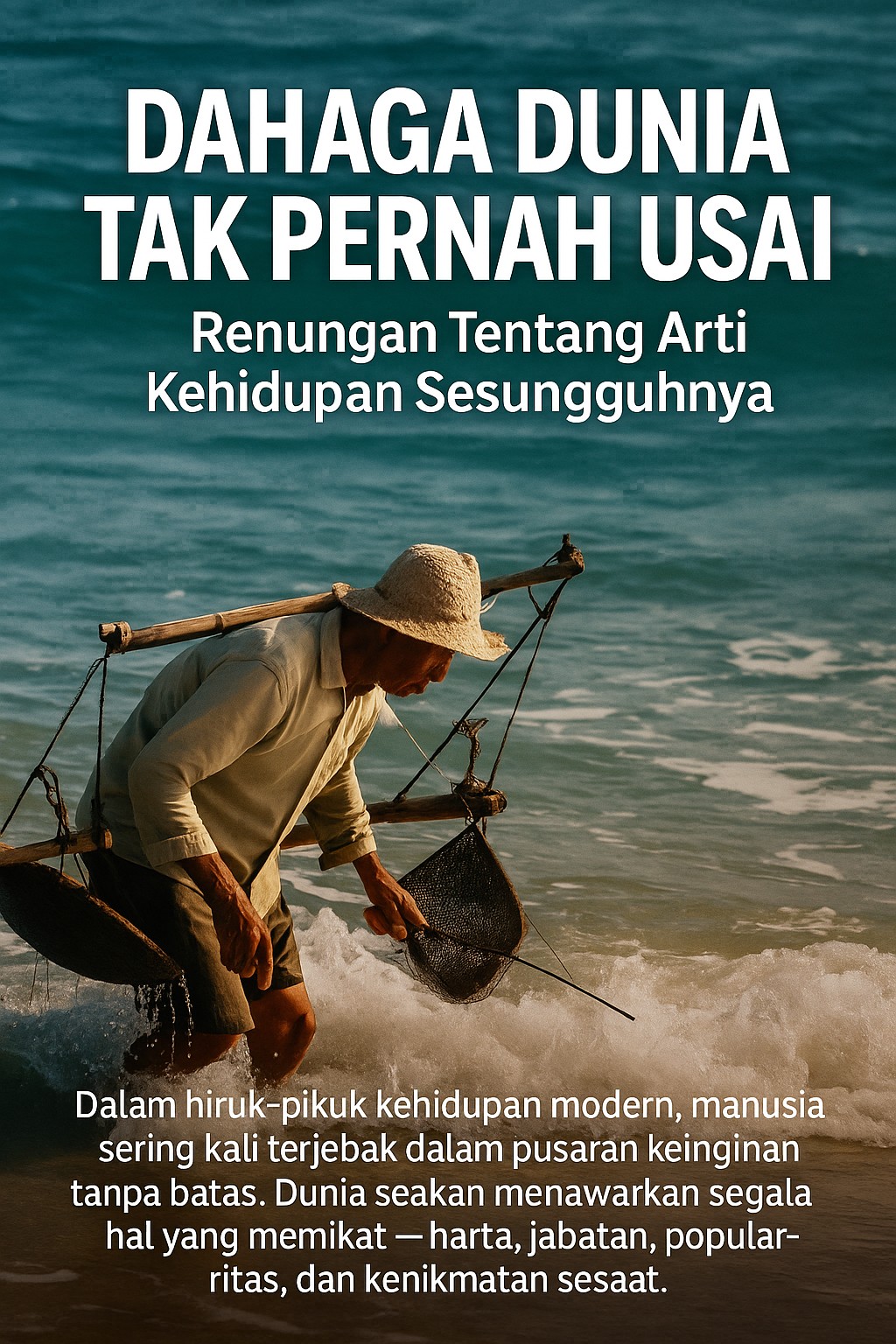 Dahaga Dunia Tidak Pernah Usai