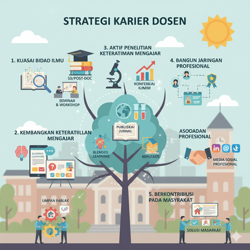 Rahasia Strategi Karier Dosen yang Tidak Pernah Diajarkan di Kampus